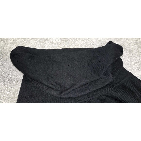 Elie Tahari 100% Merino Wool Cowl Neck Long Sweater Sheer Black Women’s Size XS - Picture 11 of 11